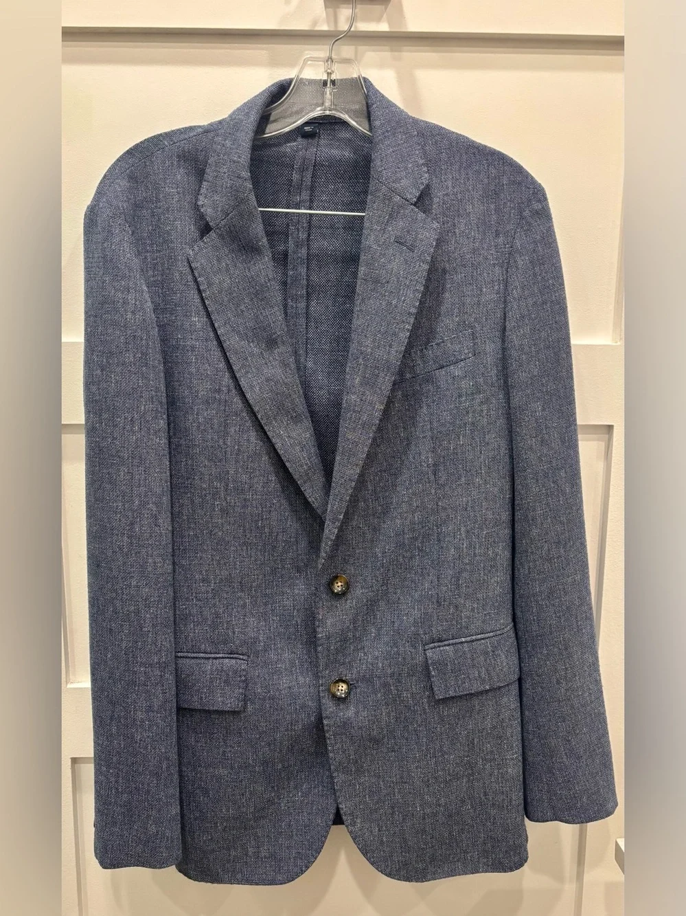 J. Crew  Thompson Navy Heather Two-Button Sport Coat & Tapered Leg Trousers